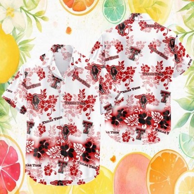 Texas Tech Red Raiders NCAA Masked Rider Tropical Hawaiian Shir