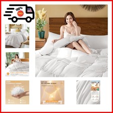 Hungarian Goose Down Comforter King   850 Fill Power, All-Season, Ultra-Soft