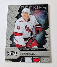 2020-21 Skybox Metal Universe Rookies #109 Morgan Geekie RC Carolina Hurricanes