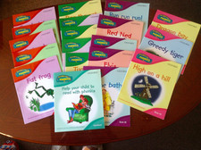19 CHILDRENS PAPERBACK BOOKS OXFORD  SYNTHETIC PHONICS BY RUTH MISKIN +HANDBOOK