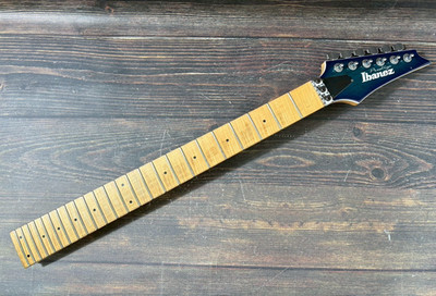 2012 Ibanez Prestige RG2560-MZEX Neck Abyss Blue Burst Maple