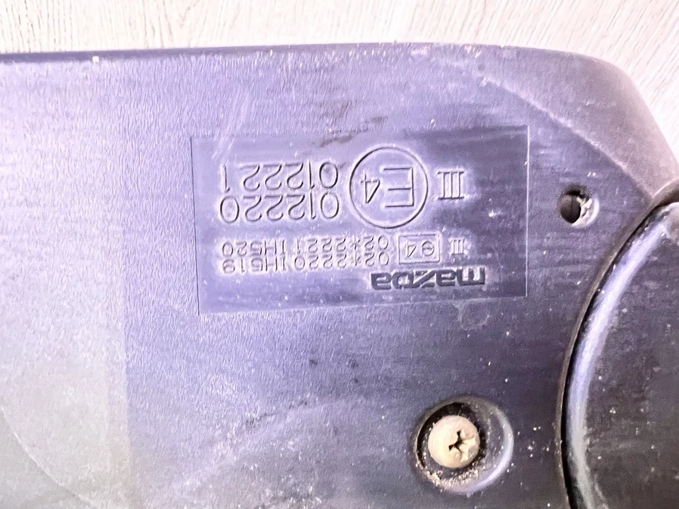 2004 MAZDA 3 LEFT DRIVER Side LF View Door Mirror E4 012220 OEM - Image 4 of 4