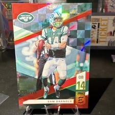 2019 Panini Donruss Elite Sam Darnold #3 Red Parallel /299 Jets