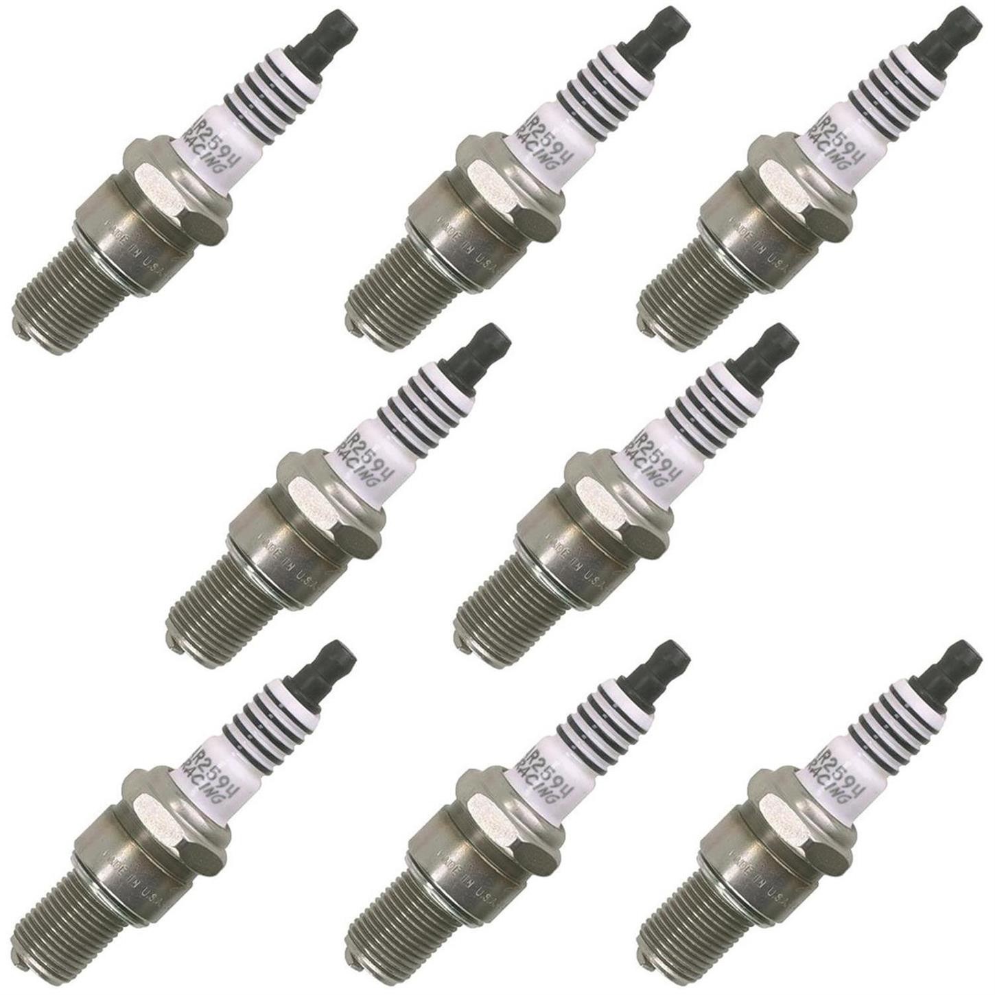 Autolite AR2594 Racing Spark Plugs, 3/4 Reach, Set of 8