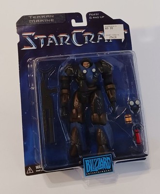 BLIZZARD STARCRAFT TERRAN MARINE ACTION FIGURE 1998 NIB SEALED