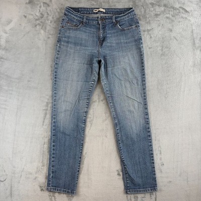 Levi s Mid Rise Skinny Blau Stretch Jeans W30 L32 Damen