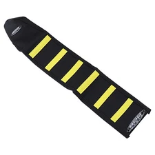 SDG 6-Rib Gripper Seat Cover - Black/Yellow Rib - 95939YK