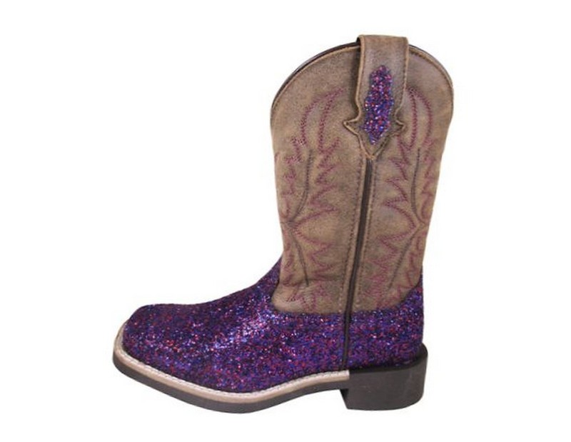 Smoky Mountain Western Boots Girls Ariel 4.5 Youth Purple 3164Y CLEARANCE
