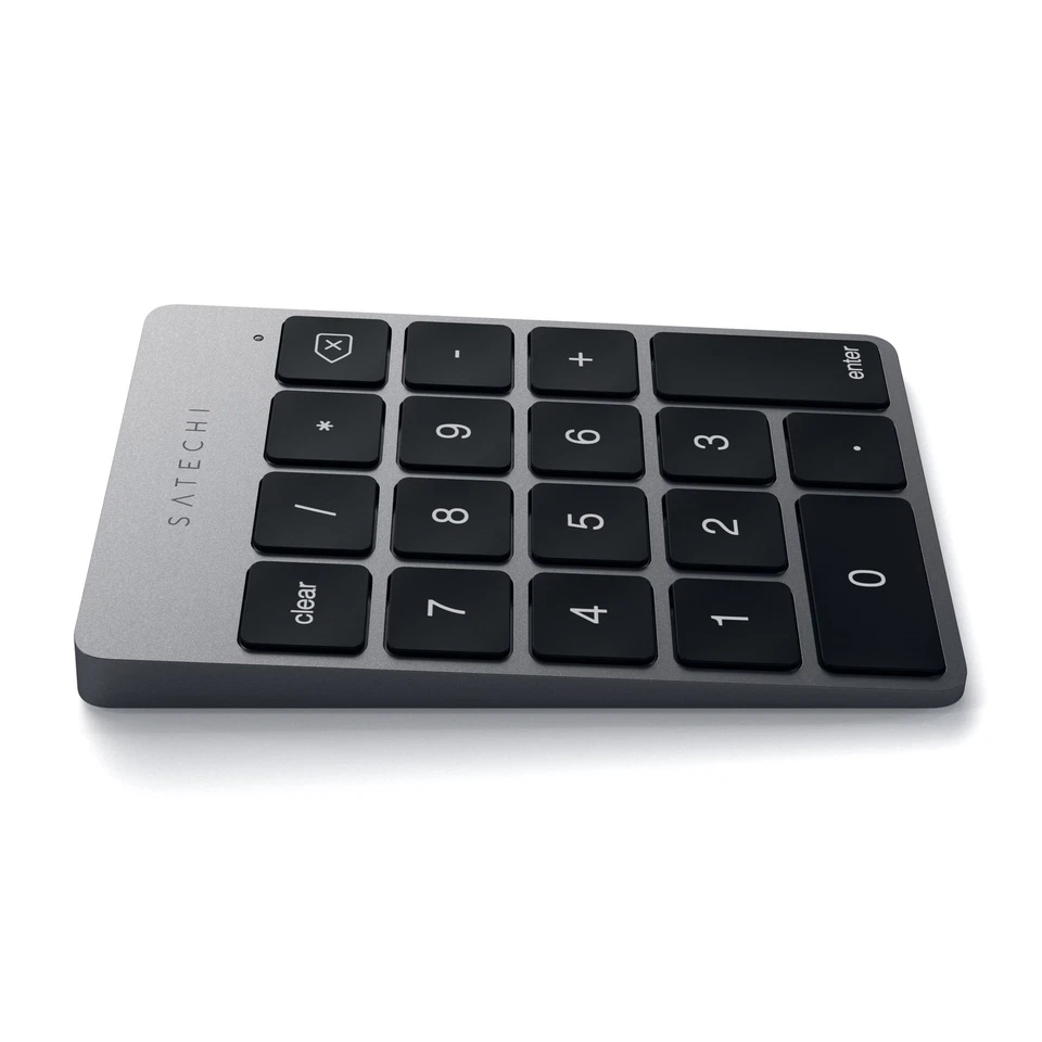 Slim Aluminum Bluetooth Keypad, Wireless Number Pad with 18 Keys, Micro USB R... - Image 4 of 4