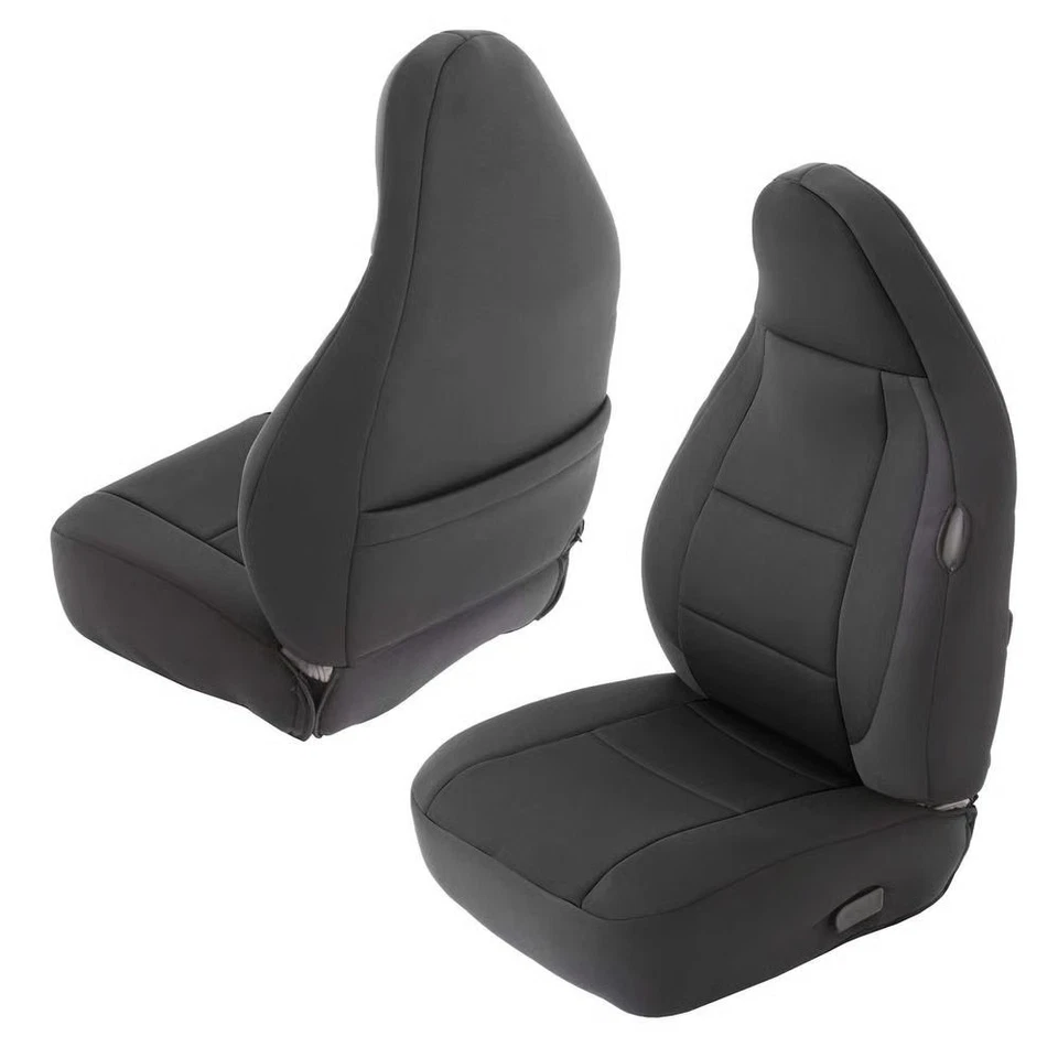 Juego de funda de asiento de neopreno delantera/trasera Smittybilt 471301 - negra Foto 2 de 4