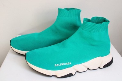 Balenciaga Speed Sneaker Teal Blue Men's
