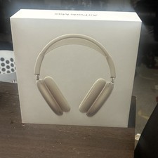 Apple AirPods Max Starlight Wireless Bluetooth Over-Ear Headphones Headband