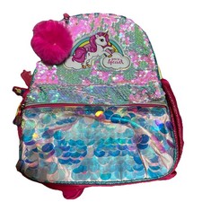 13 inch Toddler unicorn Backpack -Cute Kindergarten Backpack Sequined Multicolor