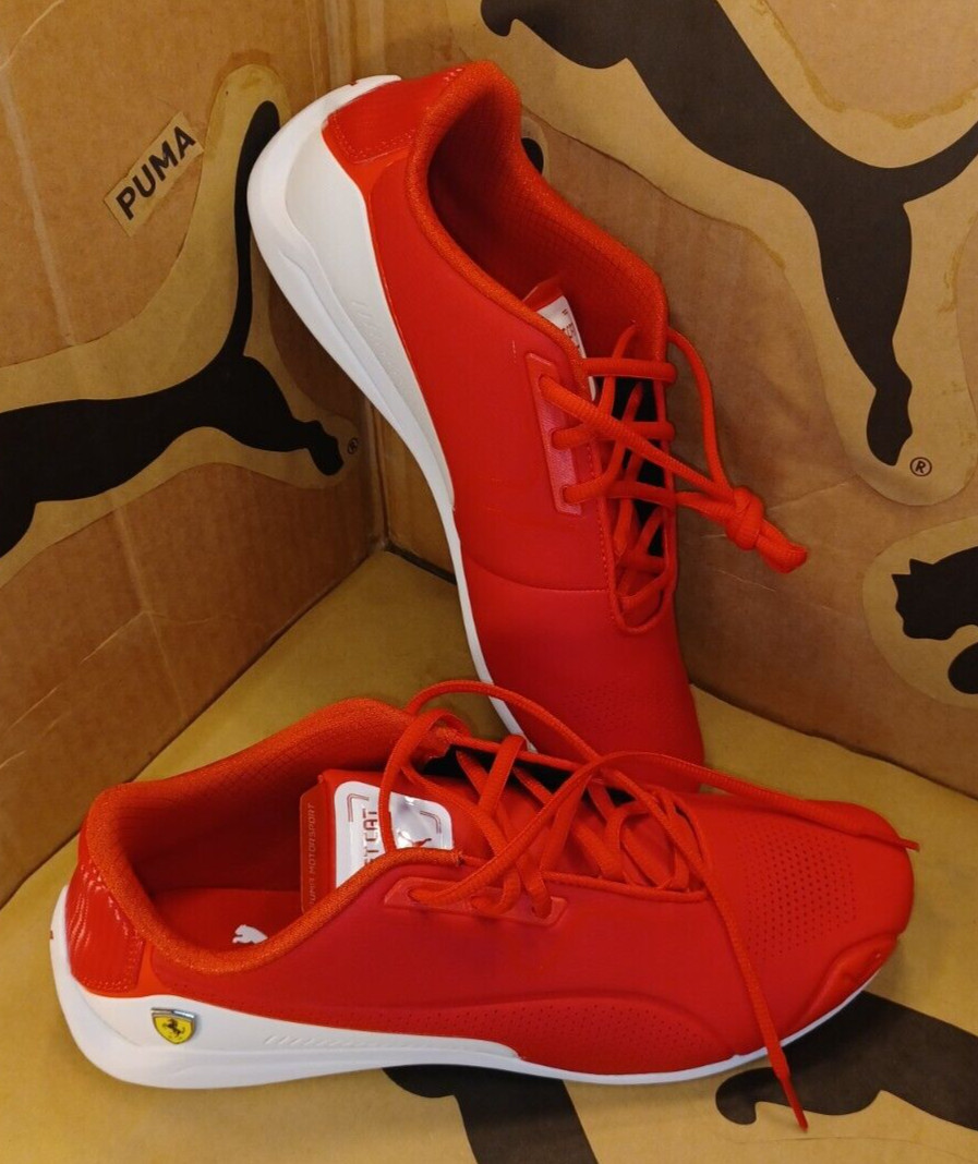 Puma Men's SF Ferrari Drift Cat Red/White [306818–02