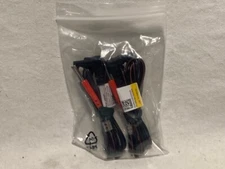 2 Pack Premium Replacement Lead Wires for TENS and EMS units 45" Length Black