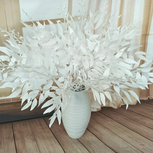 Artificial Fake Leaf Plant Eucalyptus Silk Flower Wreath Garden Home Decoration - Picture 16 of 21