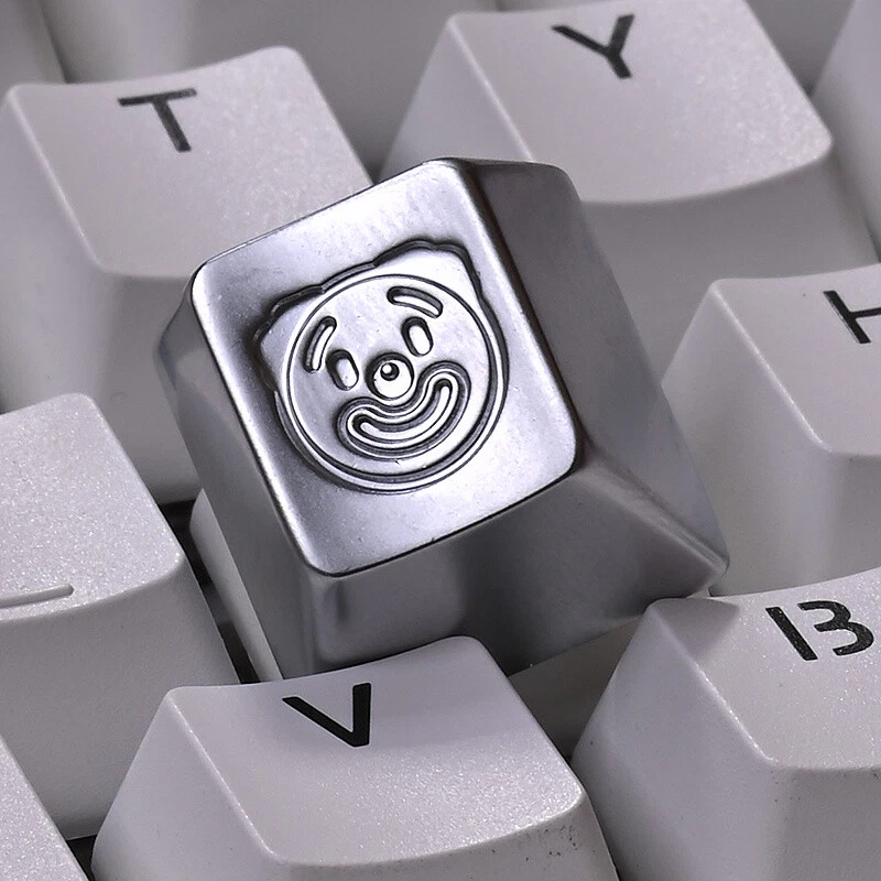 King Of The Clowns All Metal Artisan Keycap For Mechanical Keyboard Emoji - Image 2 of 4