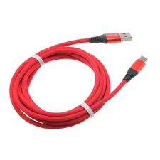 For OnePlus Nord N300 N30 N20 Type-C Red 6ft USB-C Cable Charger Cord Power Wire