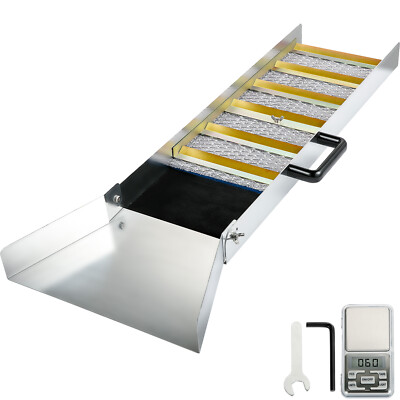 VEVOR 36'' Aluminum Alloy Sluice Box for Gold Panning Prospecting W/ Miners Moss