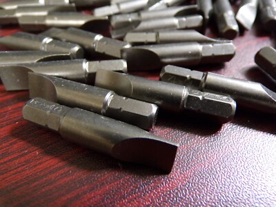 50PK Vega Tools.046 x.312 Slotted Insert Driver Bit 138F12A (G)