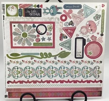 12" x 12" Basic Gray & Photo Play Sticker Sheets for Scrapbooks & Card Making