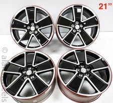 4 Chevy Camaro 21 Staggered Black Factory Oem R48 Wheels Rims 5588 5591 3217