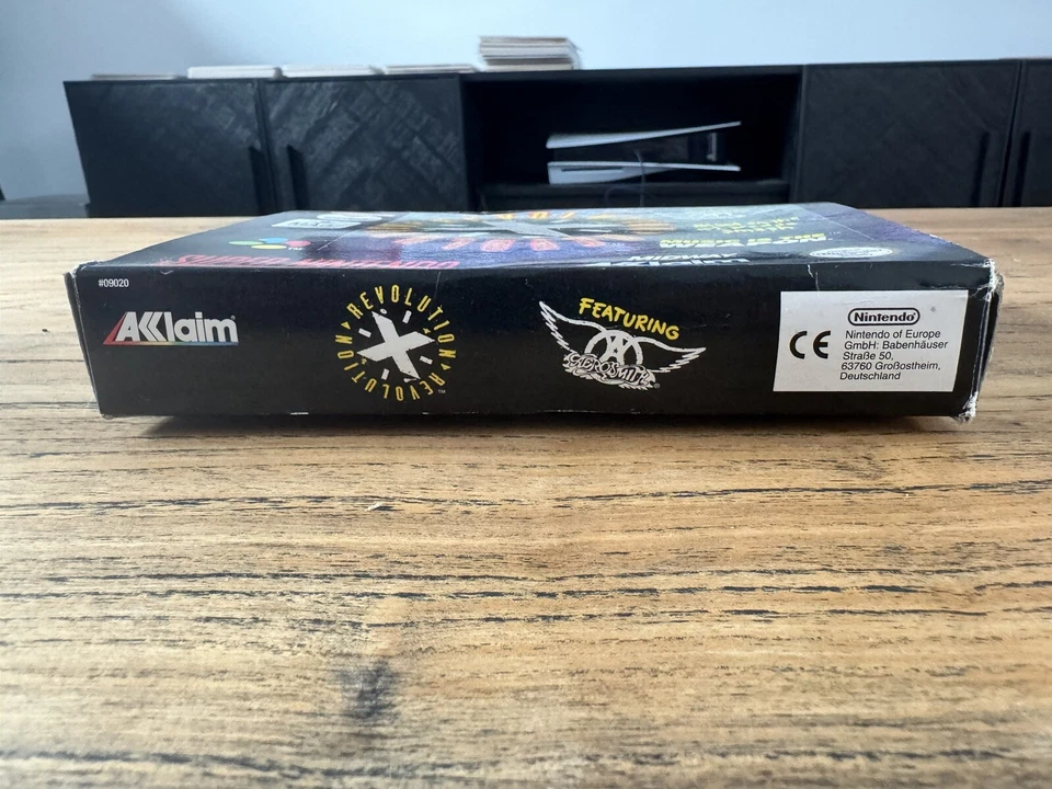 Revolution X Nintendo SNES PAL Version Boxed  Featuring Aerosmith🔥🔥🔥 - Image 2 of 4