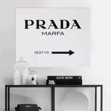 Quadro su tela PRADA MARFA Gossip Girl Quadri Moderni Canvas Prada Arredo Casa