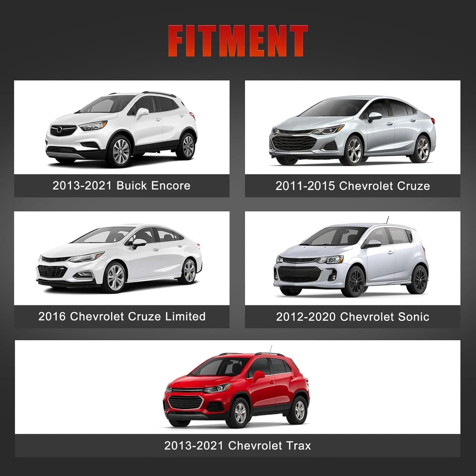 55565353 Turbocharger Turbo For 2013-2021 Chevy Trax 1.4L l4 Sport Utility 4-Dr Foto 3 de 4