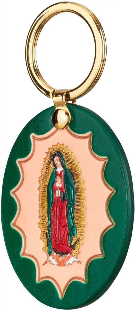 Supreme Guadalupe Leather Keychain Green Made In Italy | eBay Supreme Guadalupe Leather Keychain Green Made In Italy | eBay