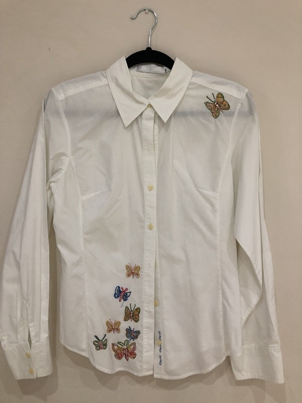 3J Womens White Medium Blouse