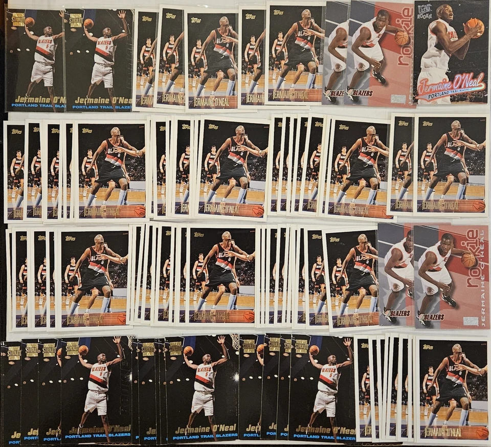 146 Card Lot Jermaine O'Neal RC Lot 1996-97 Portland Trail Blazers, SC, Skybox. - Image 2 of 2
