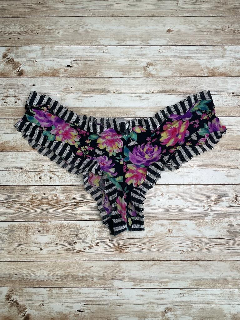 Victoria’s Secret Silky Smooth Satin Floral Cheeky Pa… Gem