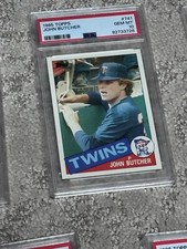 1985 TOPPS BASEBALL CARD LOW POP PSA 10 JOHN BUTCHER MINNESOTA TWINS