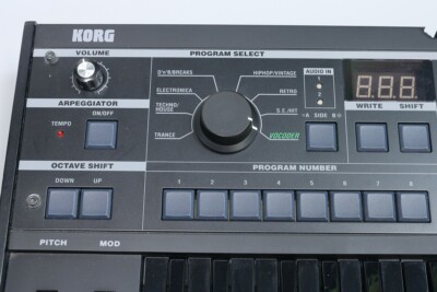 KORG microKORG Synthesizer Vocoder Keyboard Black x Black Limited