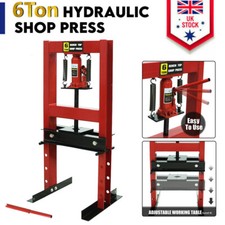 6Ton Heavy Floor Hydraulic Bench Press Workshop Garage Standing Press Machine UK