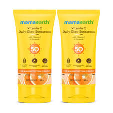 Mamaearth Vitamin C Daily Glow Sunscreen with Vitamin C  Turmeric - 2 50 GM