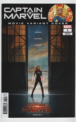 Captain Marvel #1 1:10 Brie Larson Photo Movie Variant 2019 Marvel Comics
