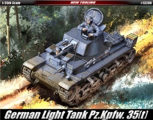 Academy 1/35 Tank léger allemand PZ.KPFW.35(t) Kit modèle en plastique #13280