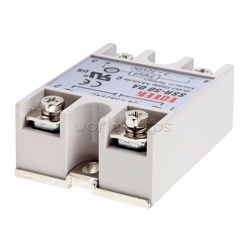 Solid State Relay Alloy Heat Sink SSR-25DA SSR-40DA SSR-60DA 25A/40A/60A 250V US - Picture 45 of 74