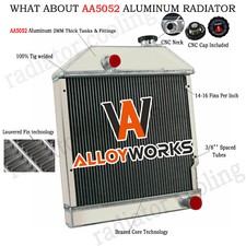 4 ROW RADIATOR FOR FORD NEW HOLLAND 250C 260C 3230 3430 3930 4130 #E9NN8005AB15M