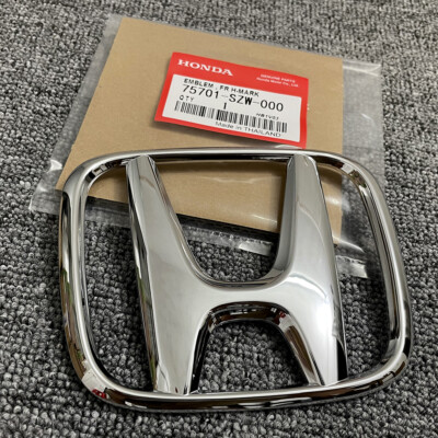 Silver Front Grill H Emblem Badge Nameplate For Honda Accord 2018-2022 Sedan 4DR