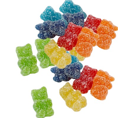 CandiExotics Vegane saure Gummibärchen fruchtige Gelee Bonbons für Kinder & Erwachsene