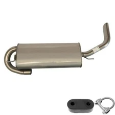 Stainless Steel Muffler with Hanger fits: 2005-2006 ChevyEquinox PontiacTorrent