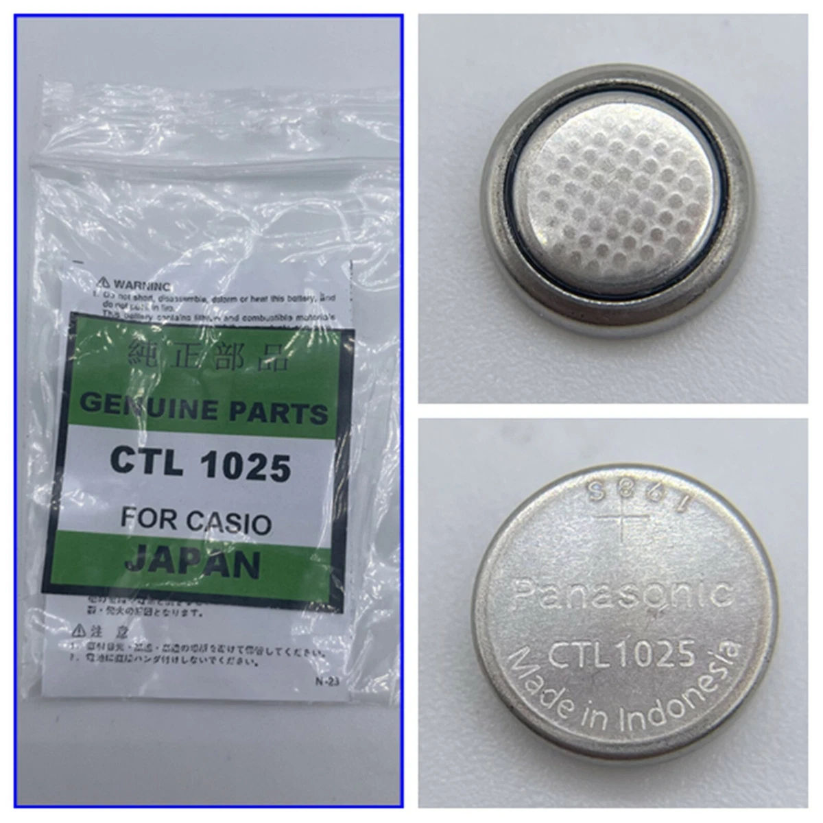 Casio rechargeable online watch battery