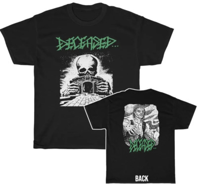 Deceased Skull with Crypt Shirt Double Sided