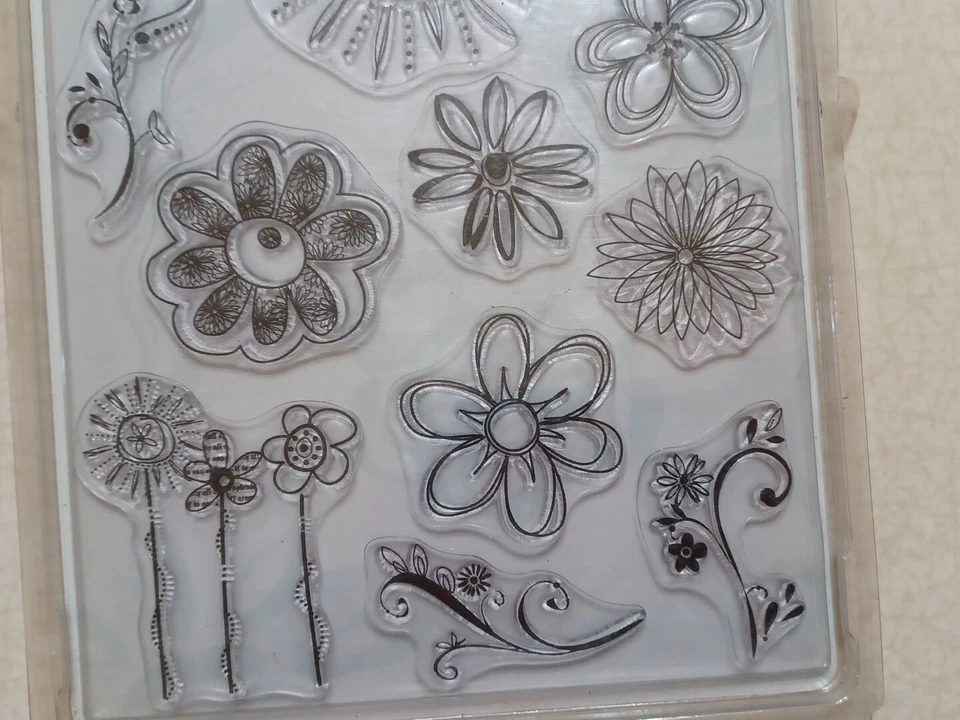 Autumn Leaves Clear Rubber Stamps Flowers Rhonna Farrer - Image 4 of 4