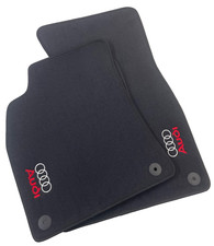 Tappetini auto compatibili con AUDI A5 COUPE' dal 2007 al 2015 VELLUTO 2 LOGHI