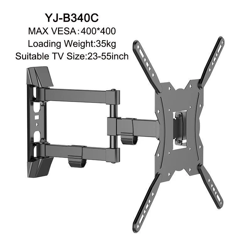 Ultra Slim TV Wall Mount - Full Motion Articulating Arm Swivel Tilt TV Bracket - Image 4 of 4