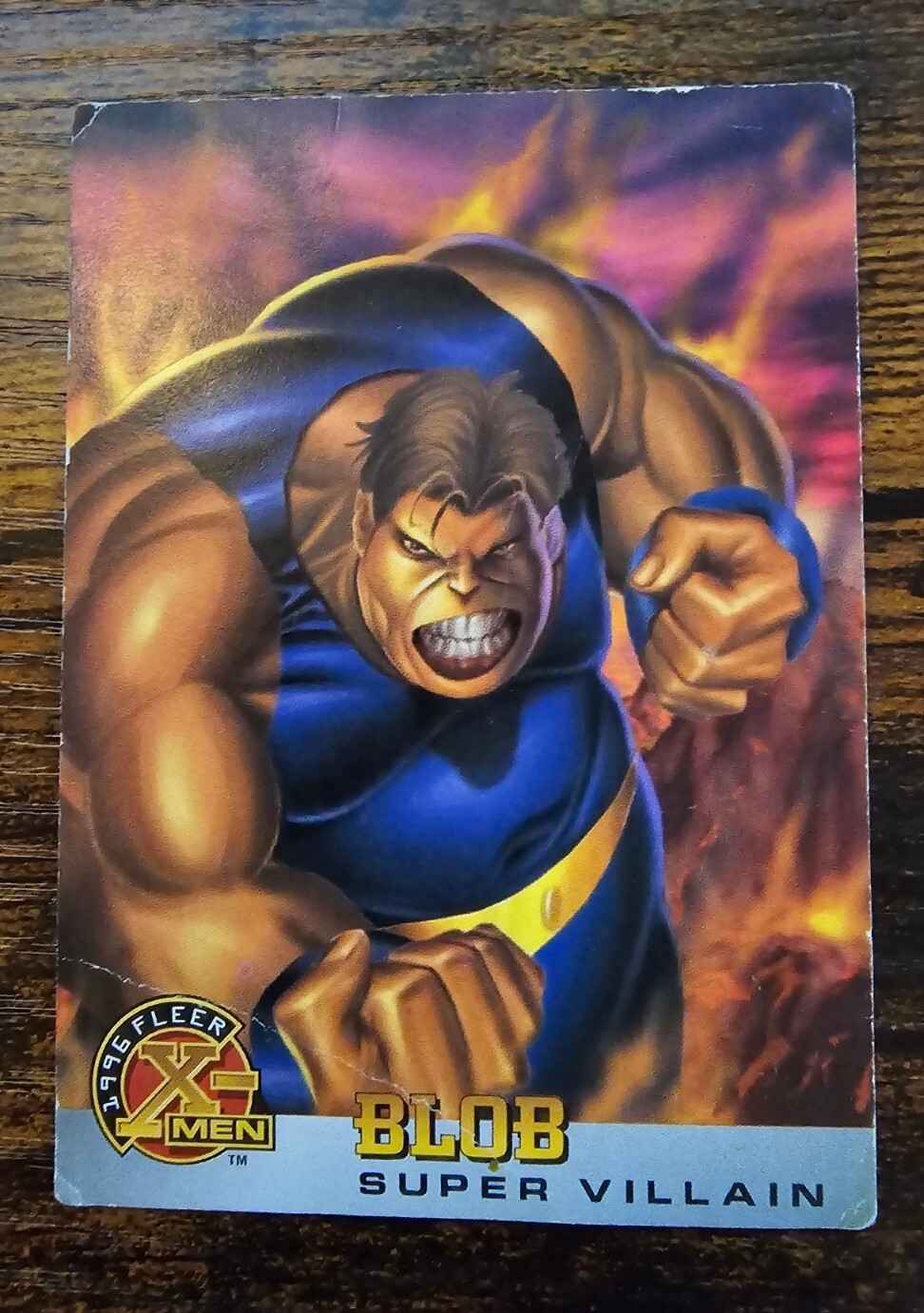 Blob X-men 1996 Fleer XMEN # 61 BLOB